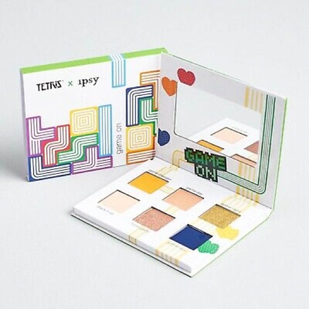 Tetris x Ipsy game on Eyeshadow Palette